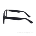 Mejor calidad de ojo de ojo unisex Fashion Retro Black Black Eyewear Acetate Marco de acetato